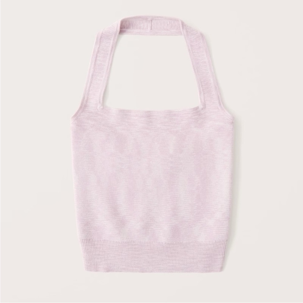 NWT Abercrombie & Fitch elevated knit slim halter tank